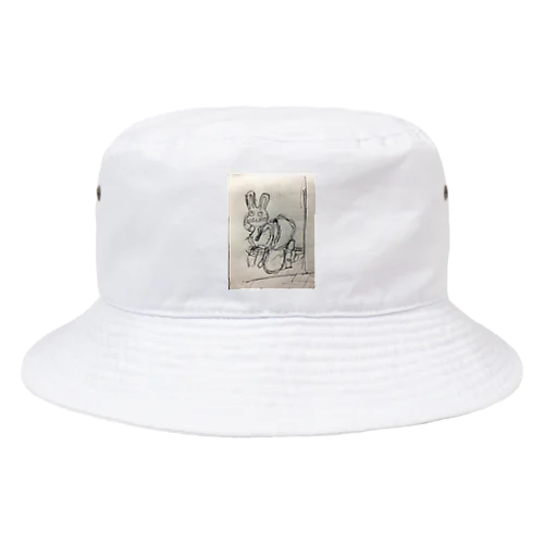 便所飯を強いられるウサハット Bucket Hat