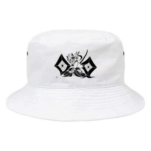 歌舞伎Tribal(鎌倉権五郎の見得） Bucket Hat