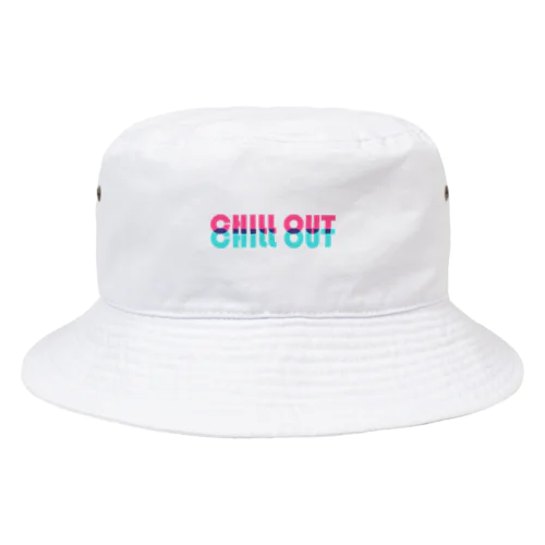 chill out ピンクとブルー Bucket Hat