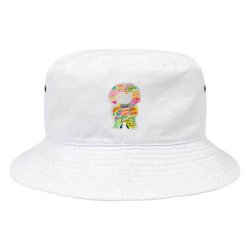 モコモコちゃん Bucket Hat