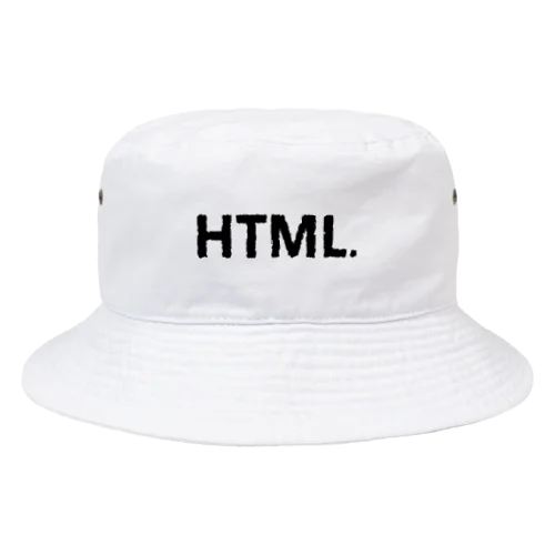 HTML. バケットハット
