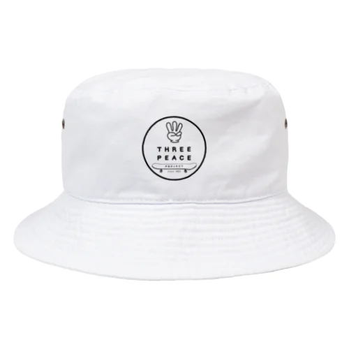 three  Peace  project Bucket Hat