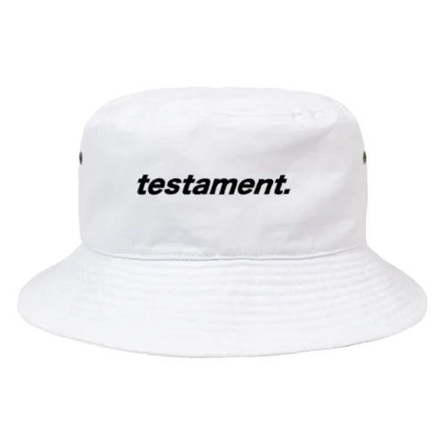 TESTAMENT Logo  Bucket Hat