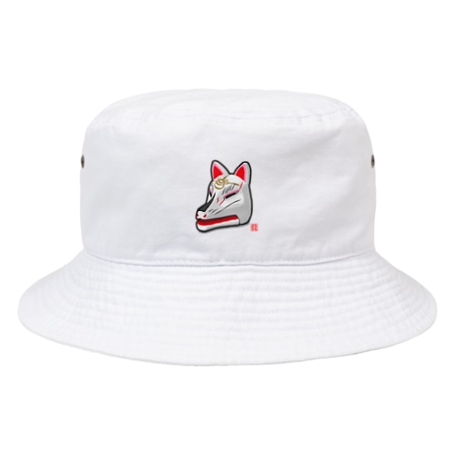 豊川稲荷の狐面 Bucket Hat