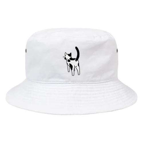 ねこけつ（ぶち猫） Bucket Hat