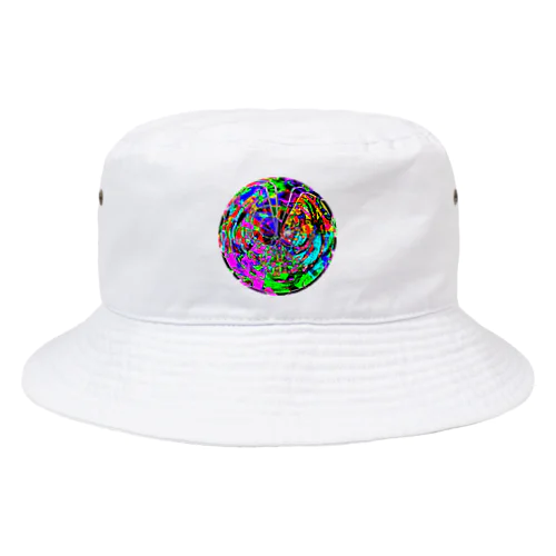 パターン005:crazy sphere Bucket Hat