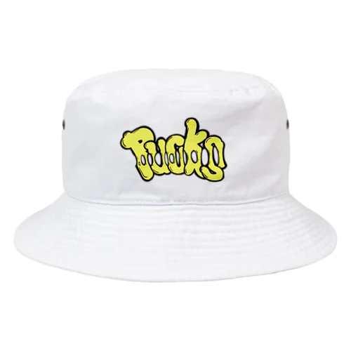 Pucks（パックス）黄色文字 Bucket Hat