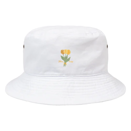 yellow tulip Bucket Hat