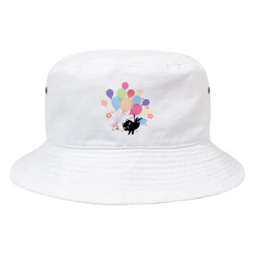 くろねこの風船の種*A Bucket Hat