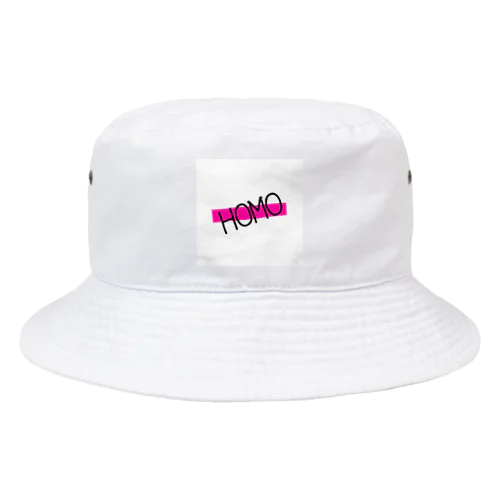 HOMO ブランドロゴ Bucket Hat