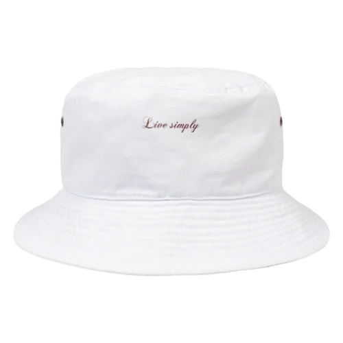 Live simply Bucket Hat