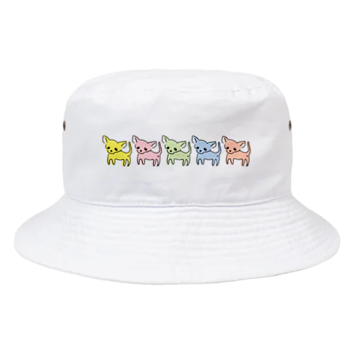 ゆるチワワ（カラフル） Bucket Hat