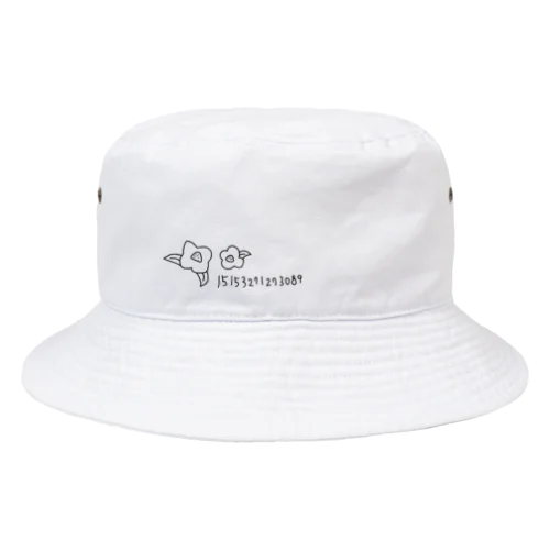 move! izuoshima ポケベル黒 Bucket Hat