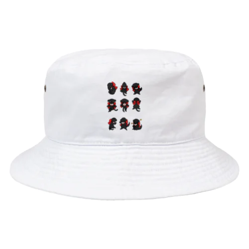 黒いラブラドールのねねち　9種　その2 Bucket Hat