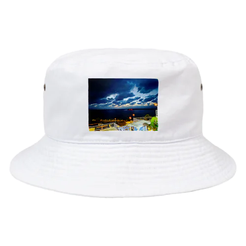 滑走路、夜景 Bucket Hat