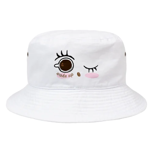 coffee-wake up Bucket Hat