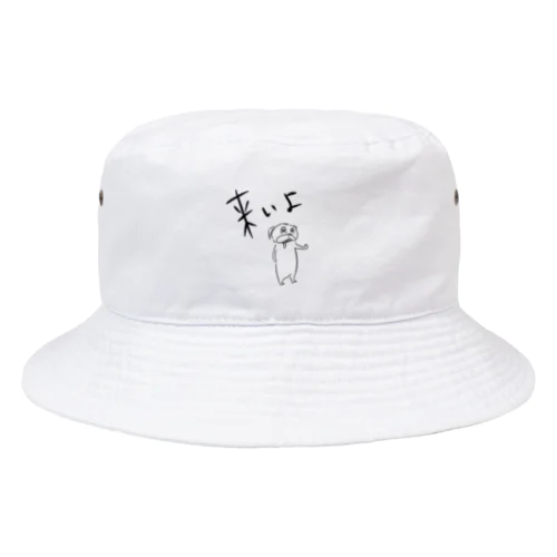 イキってるパグ Bucket Hat