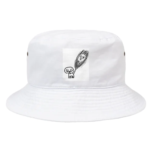 感情を殺して描いた犬くん Bucket Hat