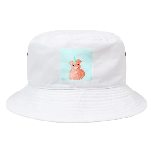 CREAM DOG2 Bucket Hat