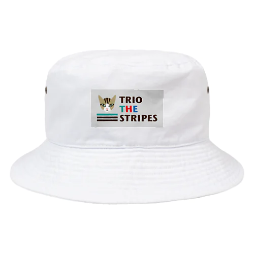 トリオ ザ ストライプ ロゴ P Bucket Hat