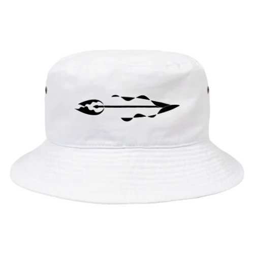 チューリップ白黒 Bucket Hat