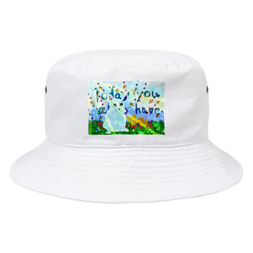 うさぎと小鳥　Harmony Bucket Hat