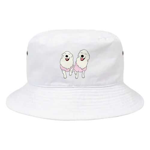 うちの子1番☆トムくん＆パルくん ピンクニコニコ Bucket Hat