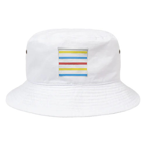 よく見る韓国のシャッター（四角い店） Bucket Hat