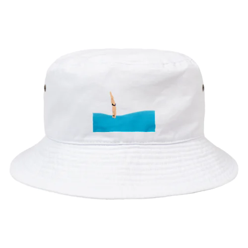 夏でも冬でも飛び込み選手 Bucket Hat