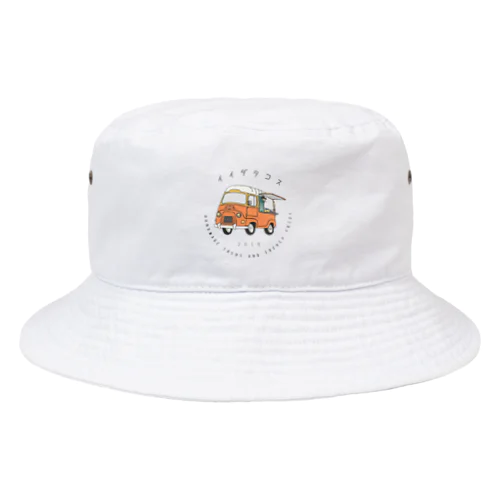 イイダタコスのロゴ（黒文字） Bucket Hat