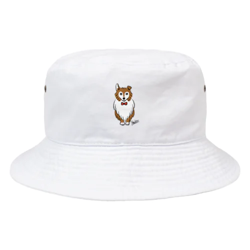 おすわりシェルティ Bucket Hat