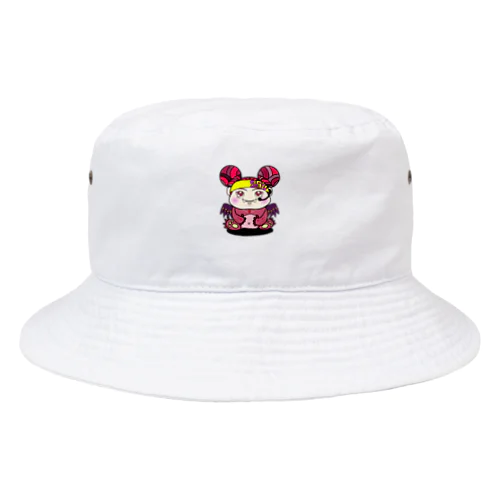 下唇カミモンスター Bucket Hat