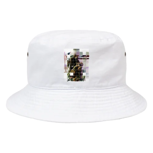 モザイク巾着 Bucket Hat