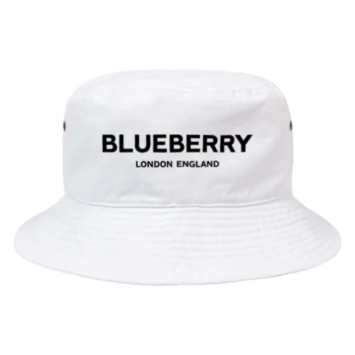 BLUEBERRY LONDON ENGLAND-ブルーベリー ロンドン イングランド- 黒ロゴ バケットハット