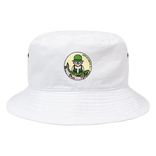 ニワキャンパーマスうれしい Bucket Hat