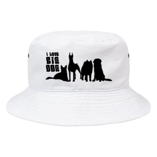 I LOVE BIG DOG！ groovy/B Bucket Hat