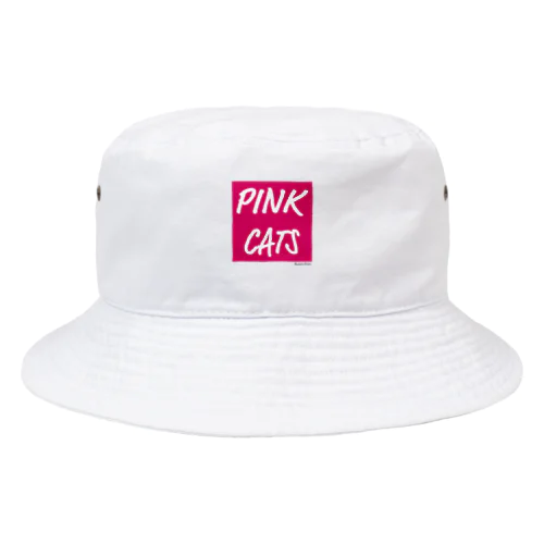 PINK CATS Bucket Hat