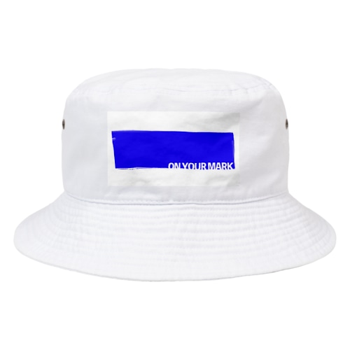 ON YOUR MARK BLUE Bucket Hat