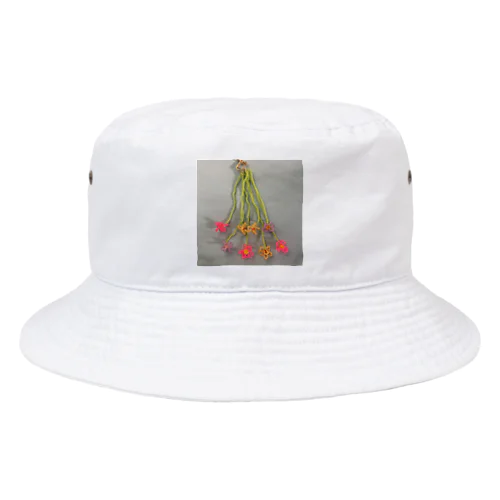 お花摘み帽子 バケットハット
