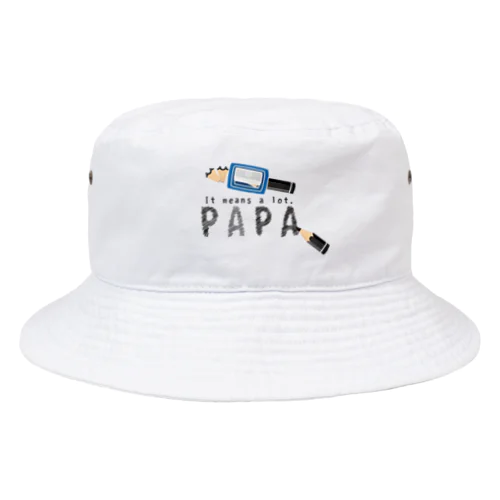 ちびた鉛筆 PAPA*C Bucket Hat