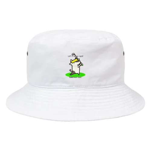 名もなきウシさん Let's enjoy Golf Bucket Hat