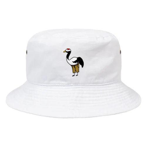 つんつるてん鶴 Bucket Hat