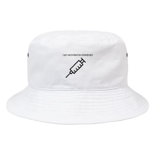 ワクチン打ちました Bucket Hat