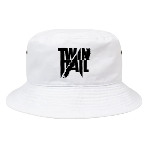 TWINTAIL-black Bucket Hat