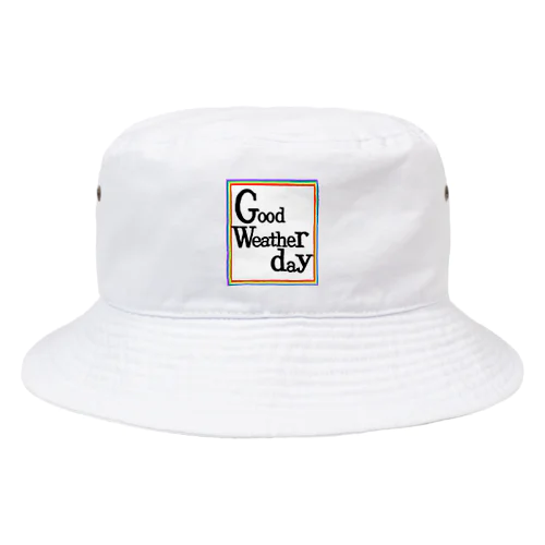 good weather day ロゴハット Bucket Hat