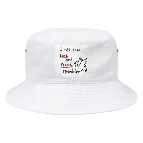 愛と平和 Bucket Hat