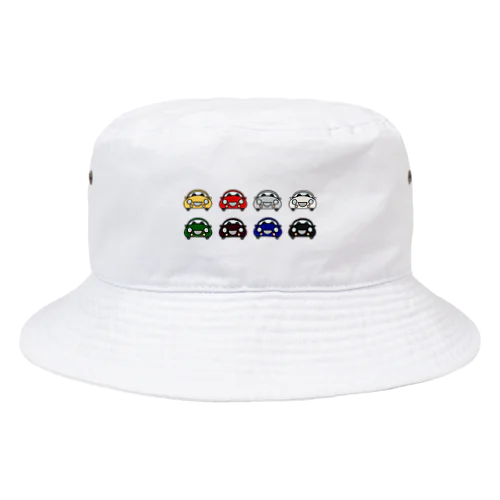 小さなｸﾙﾏ（ｶﾗﾌﾙ880） Bucket Hat