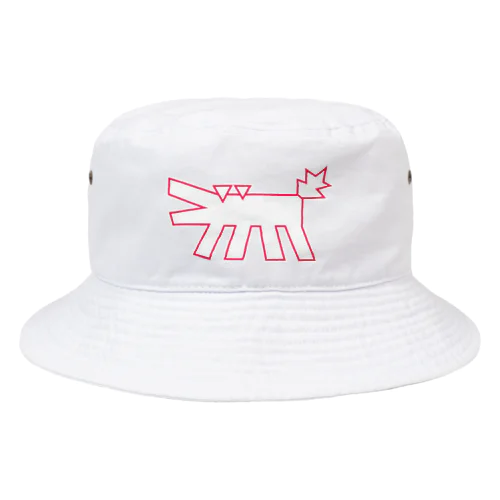 キースヘリング風 うちの犬 Bucket Hat