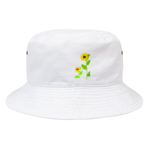 風に揺れる向日葵 Bucket Hat