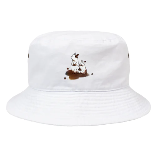 どろんこうさぎ Bucket Hat